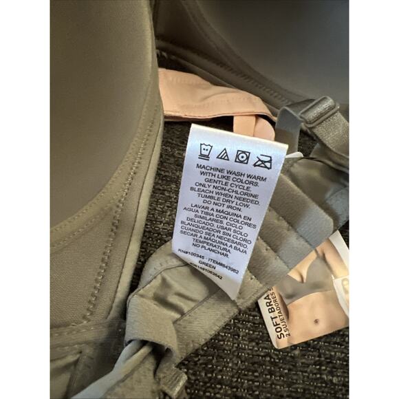 NWT Serra 2 Pack Soft Bra Size LG 12-14 Set of 2 Gray and Pink NEW IN BOX - Picture 11 of 11